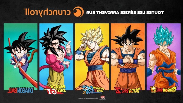 les differentes series dragon ball en ordre
