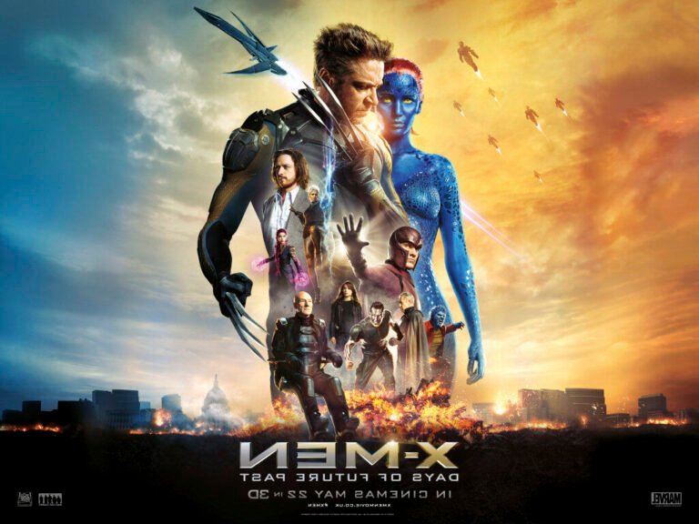 les personnages principaux en pleine action