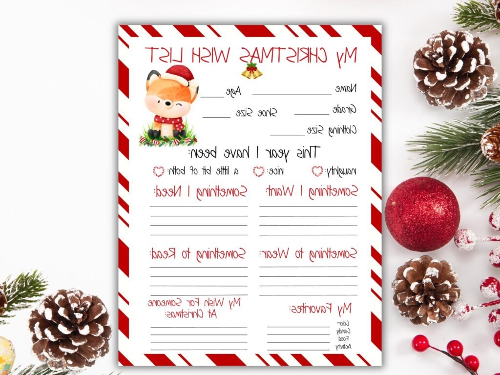 Quelle est la meilleure façon de créer ma liste pour le Père Noël 7 Quelle est la meilleure façon de créer ma liste pour le Père Noël
