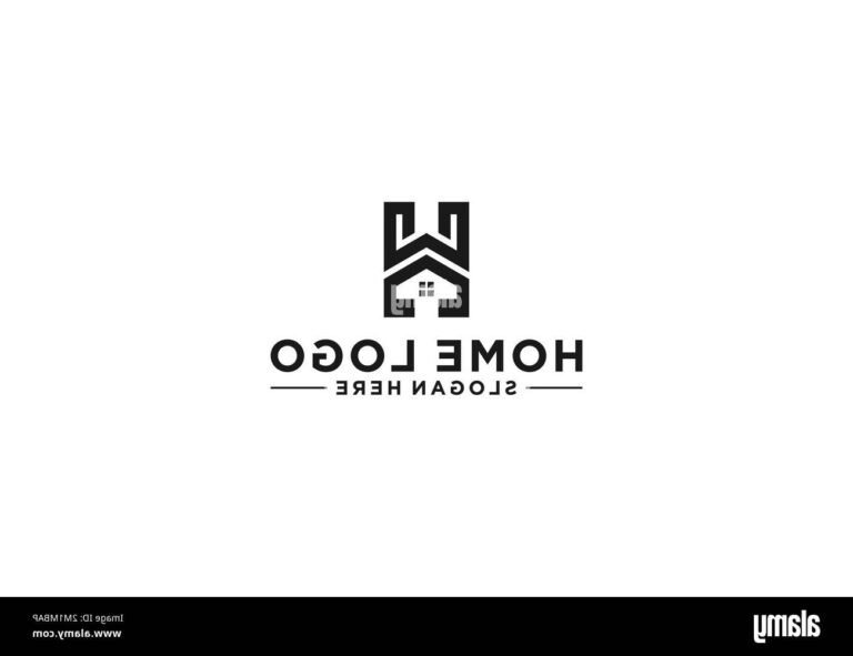 logo de maison minimaliste sur fond blanc