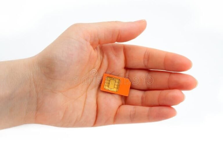 Comment obtenir une carte SIM Orange en France avec données illimitées 28 main tenant une carte sim orange