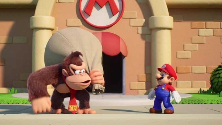 Quel est l'intérêt de Mario vs Donkey Kong sur Nintendo Switch 16 mario et donkey kong en pleine action