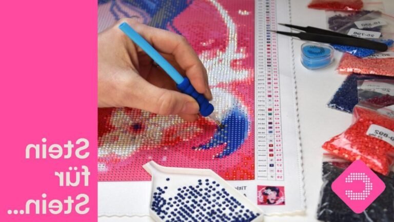 Qu'est-ce que le diamond painting et comment s'y lancer avec La Créa C'est Moi 26 outils de diamond painting colores et brillants