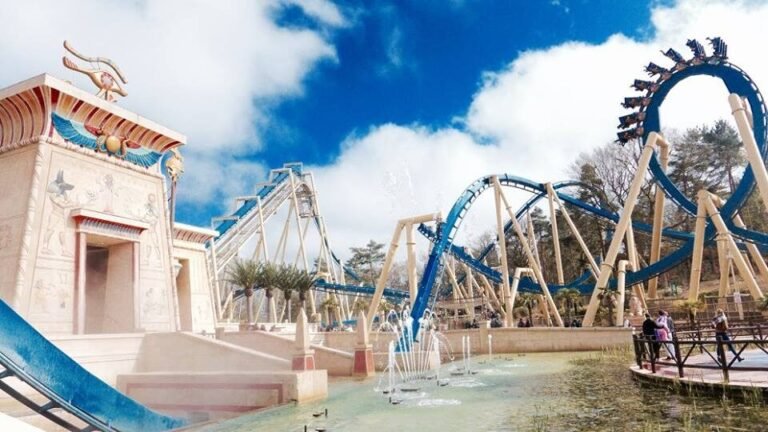 passage rapide au parc dattractions