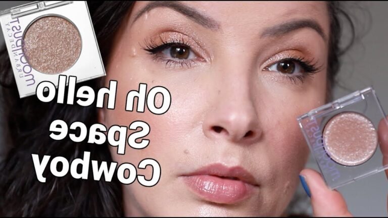 paupieres scintillantes avec ombre space cowboy