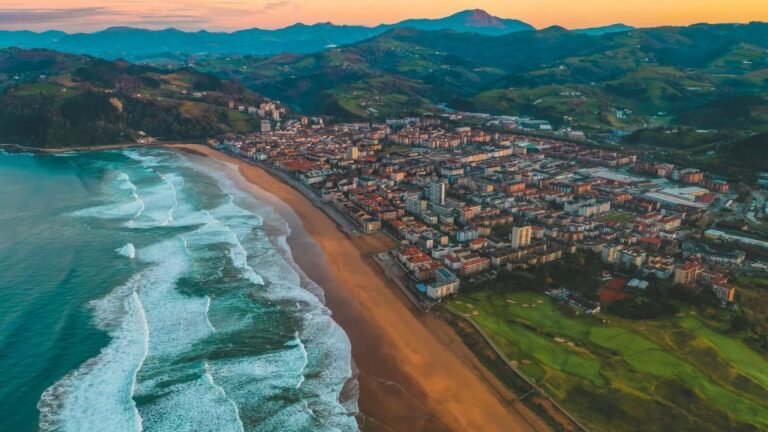 paysage cotier du pays basque