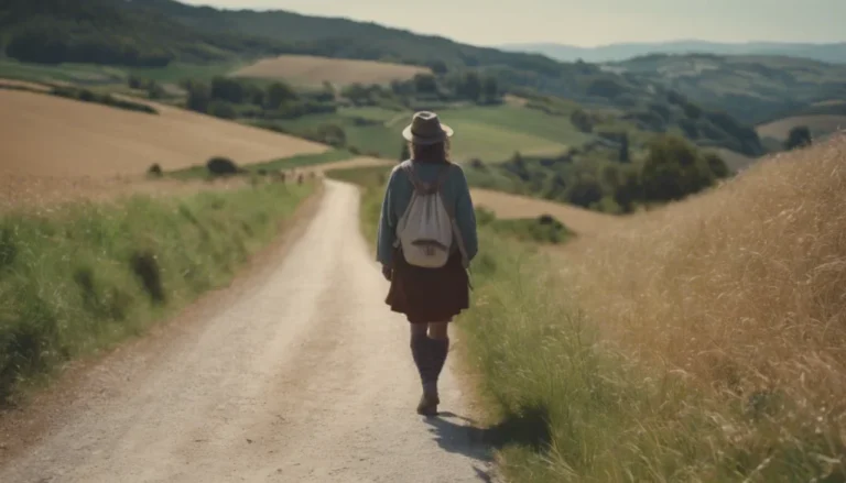 pelerins marchant le long du camino del norte