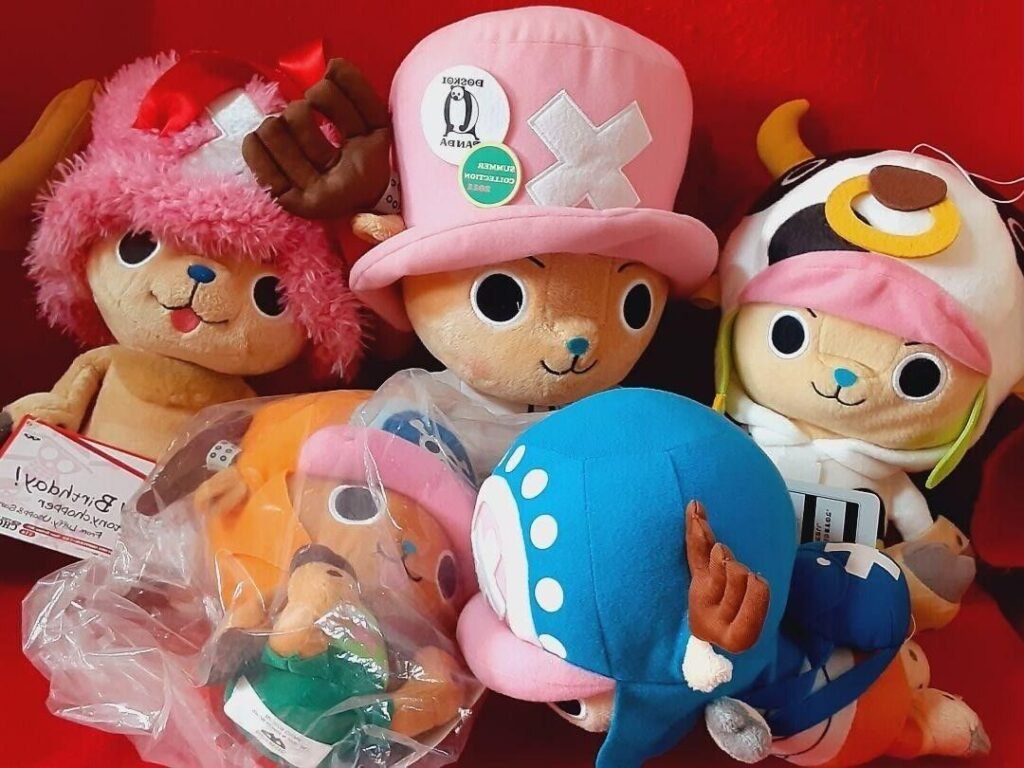 peluche tony tony chopper coloree et mignonne