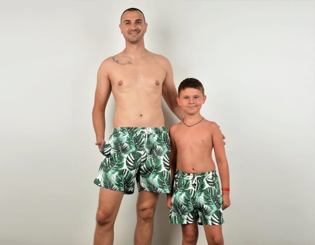 Quels sont les meilleurs maillots de bain père-fils à acheter 1 pere et fils en maillots de bain assortis