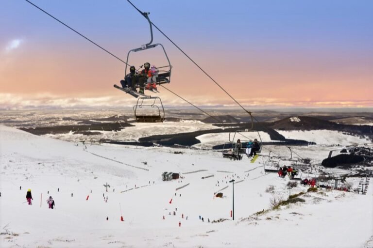pistes de ski animees a super besse