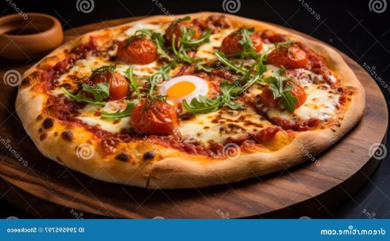 Quoi mettre sur une pizza pour une expérience gustative réussie 23 pizza garnie de couleurs vives et appetissantes