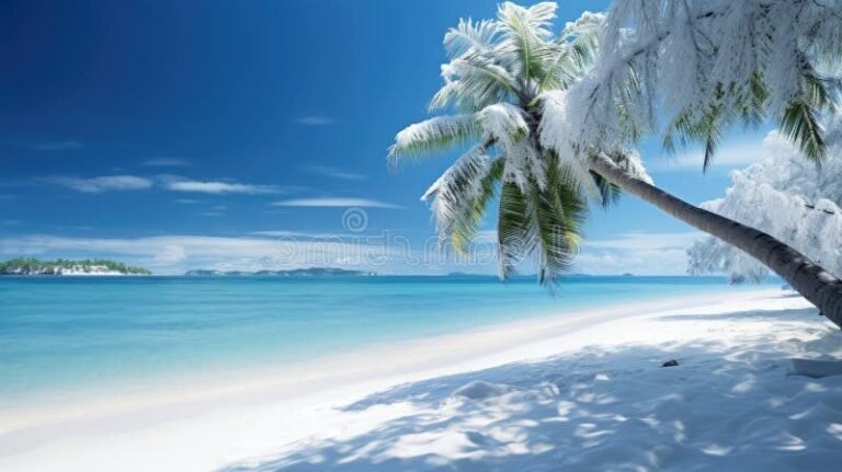 Où partir à Noël sans se ruiner : 10 destinations abordables 8 plage tropicale en hiver avec palmiers