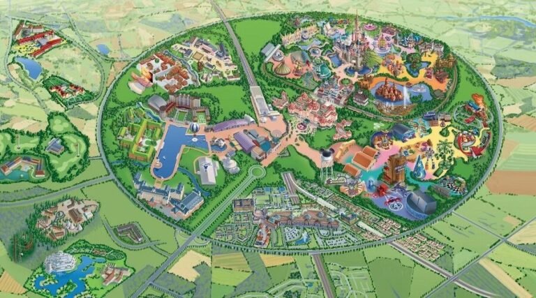 plan detaille de disneyland paris