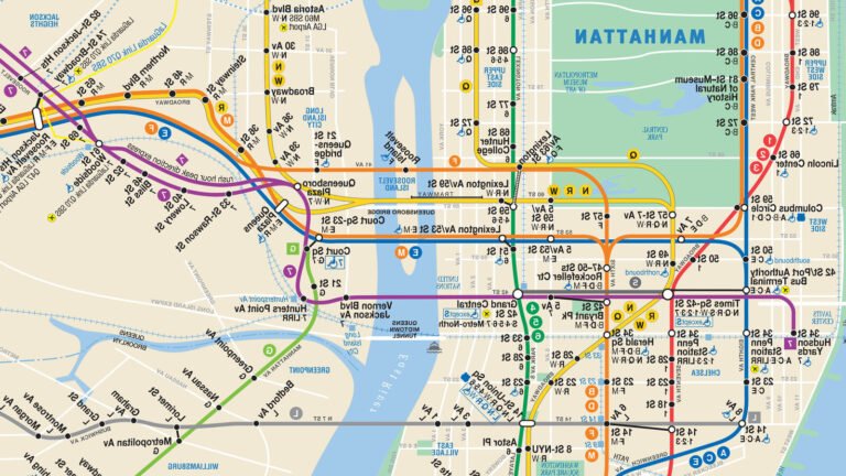 plan du metro de new york en couleur