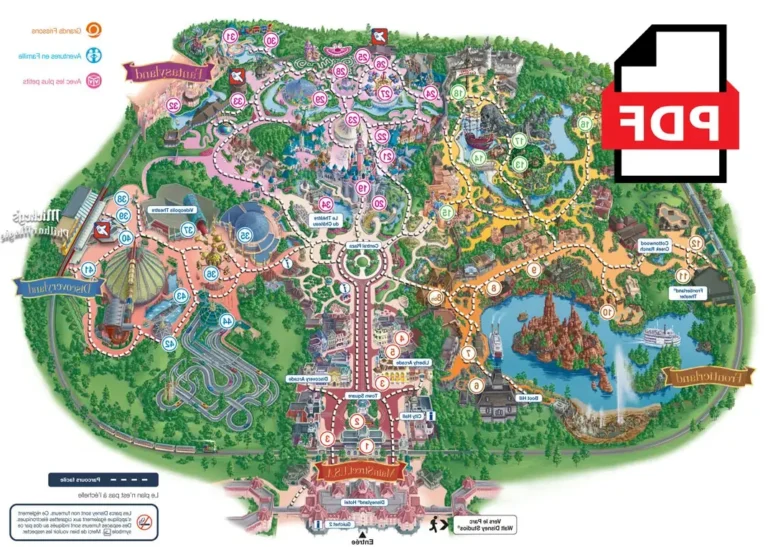 Où trouver une carte détaillée de Euro Disney Paris 37 plan interactif de euro disney paris