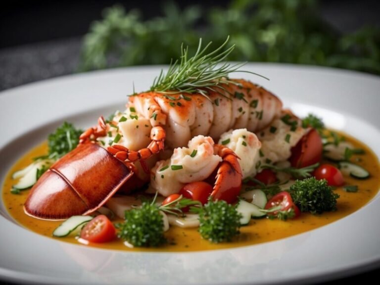 plats de fruits de mer artistiquement presentes