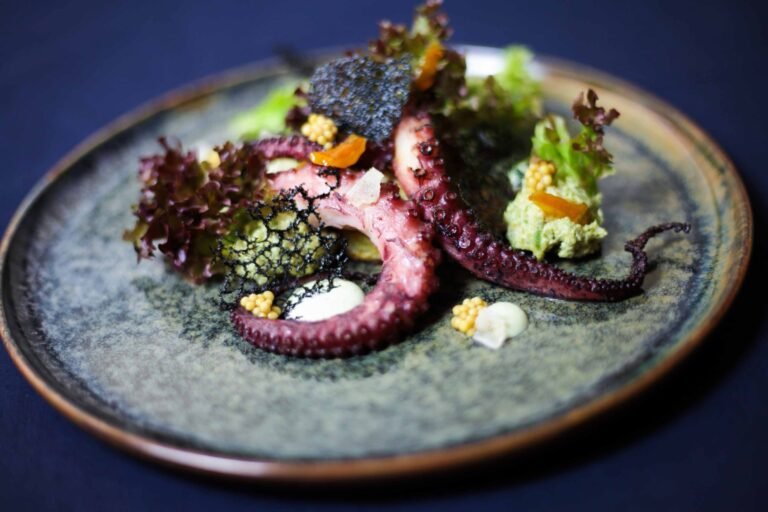 plats gastronomiques elegamment dresses