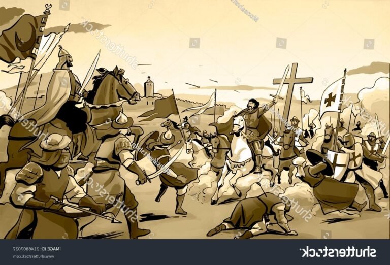 representation artistique des croisades arabes