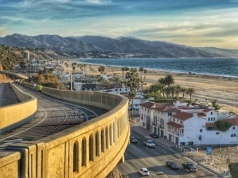 route panoramique entre palm springs et los angeles