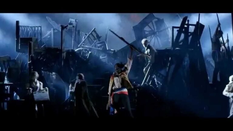 scene de la comedie musicale les miserables