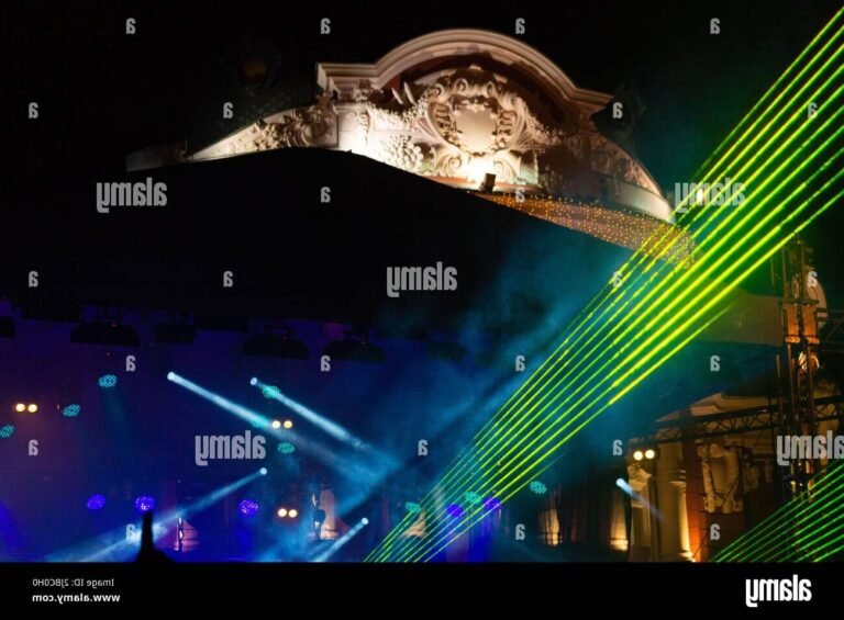 scene spectaculaire dun concert en plein air