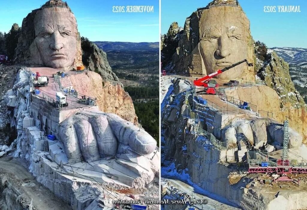 Qu’est-ce que la sculpture Crazy Horse dans le Dakota du Sud