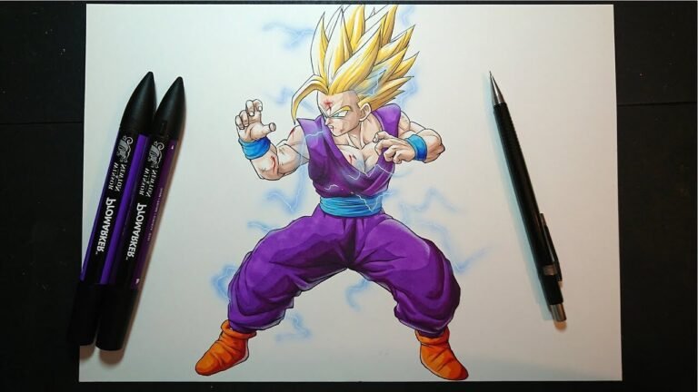 son gohan dans une pose de combat