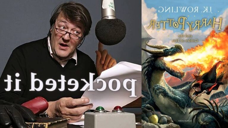 Quel est l'avis sur les livres audio de Harry Potter lus par Stephen Fry 1 stephen fry lisant harry potter en studio