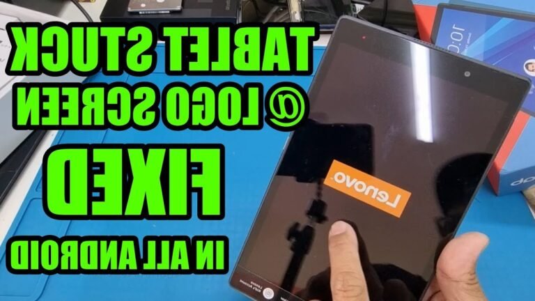 tablette lenovo avec ecran de reinitialisation