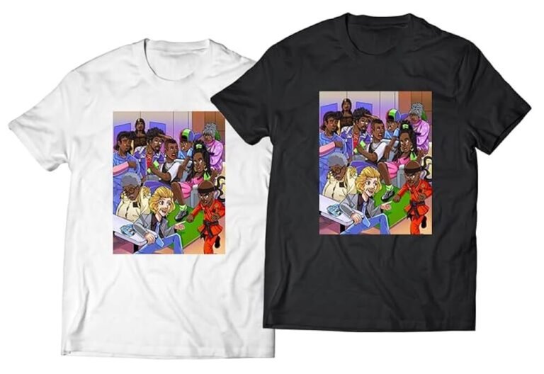 tee shirts colores inspires de series televisees