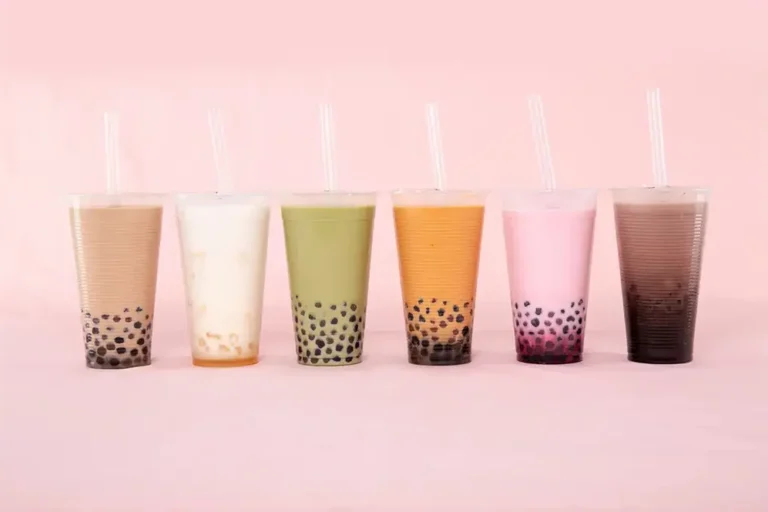 the aux perles dans un gobelet a emporter