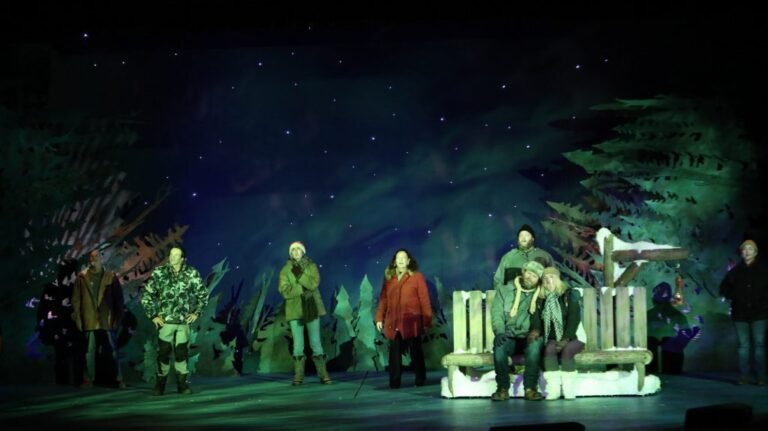 Comment le théâtre représente-t-il Venise sous la neige 29 theatre en scene avec venise enneigee