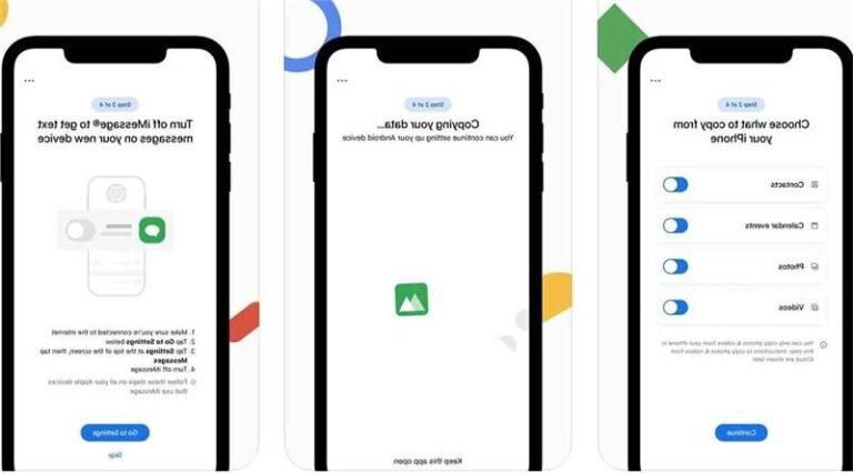 transfert de contacts entre appareils mobiles