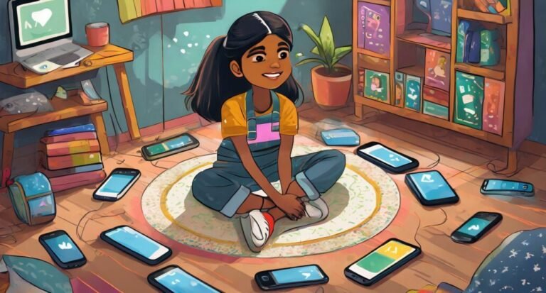 un adolescent utilisant un telephone basique