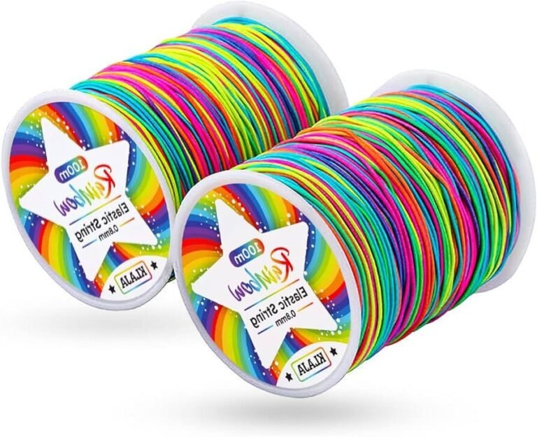 Où acheter du fil élastique pour créer des bracelets facilement 13 un assortiment de fils elastiques colores