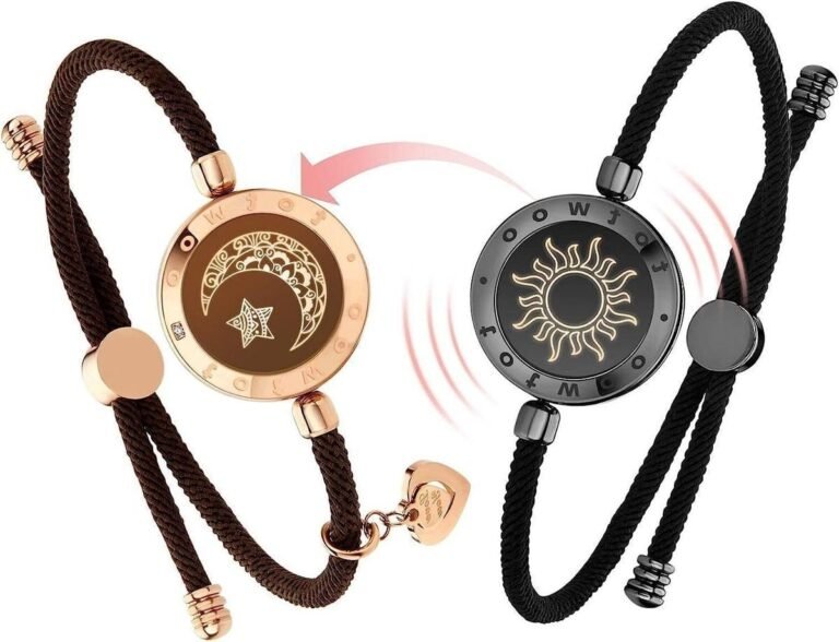 un bracelet vibrant au toucher