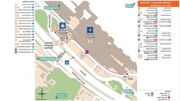 un bus passant devant laeroport de geneve