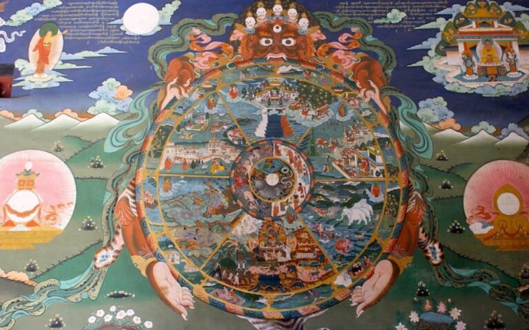 un cercle symbolisant le cycle de la vie