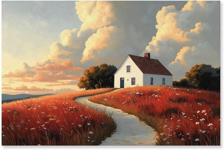 un chemin sinueux menant a un horizon