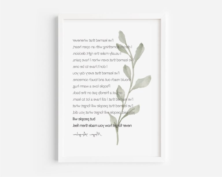 un coeur ouvert avec des pensees enoncees