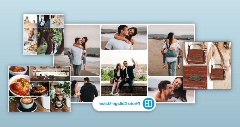 un collage didees creatives pour diaporama