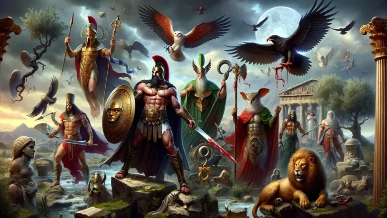 Quand sortira Age of Mythology Retold 45 un dieu mythologique sur un champ de bataille