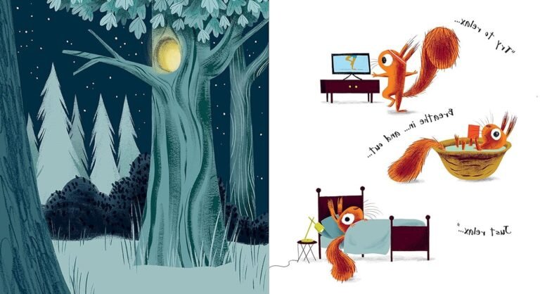 un enfant feuilletant un livre illustre