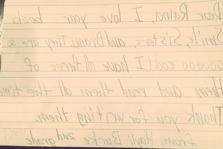 un fan ecrivant une lettre inspiree