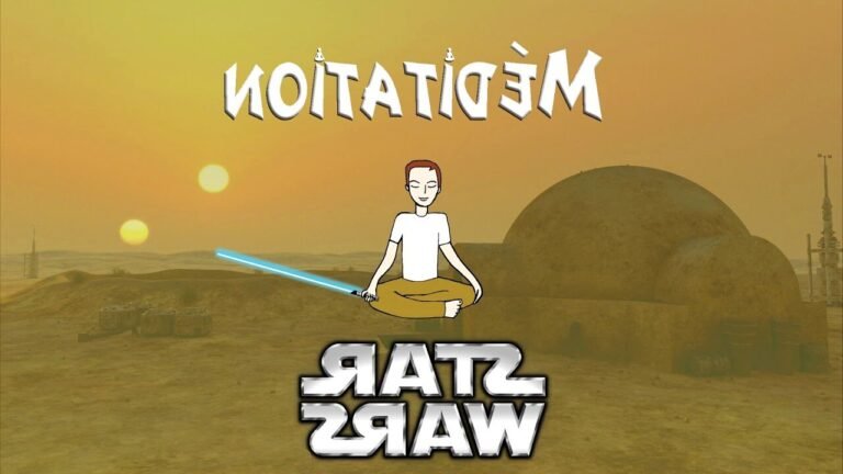 un jedi en pleine meditation sur tatooine