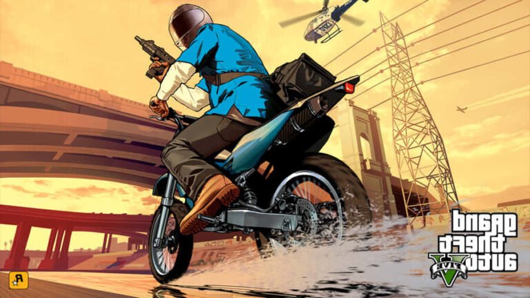 Comment débuter et jouer efficacement à GTA Online 16 un joueur explorant los santos en moto