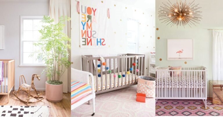 un lit pour poupon colore et accueillant