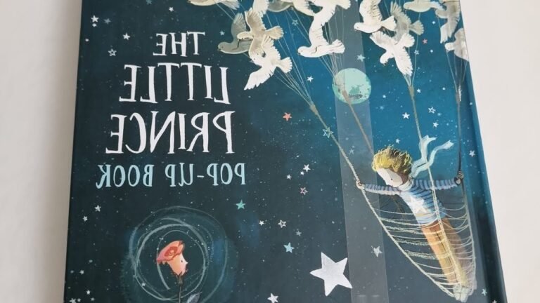un livre pop up du petit prince ouvert