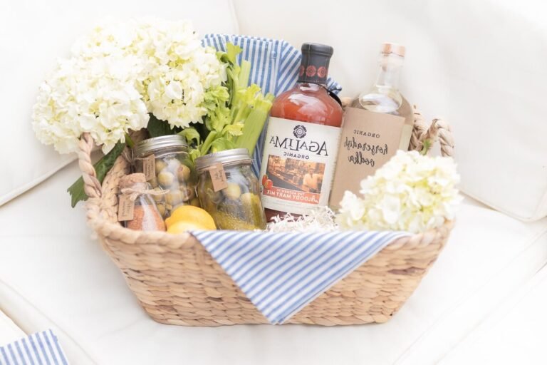 un panier garni fait maison