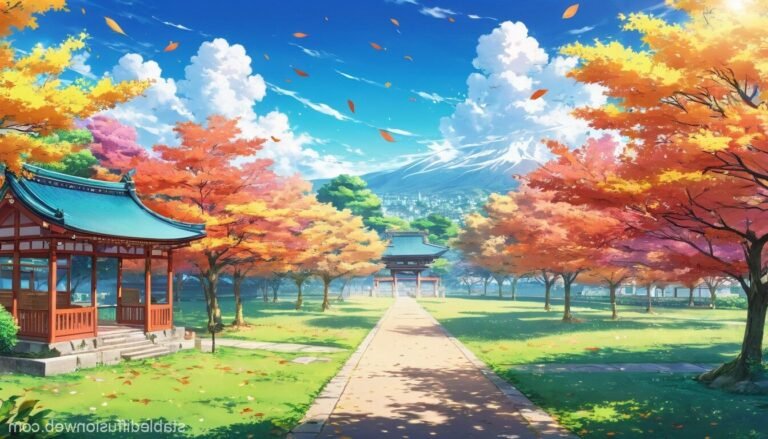 un paysage naturel au vent doux